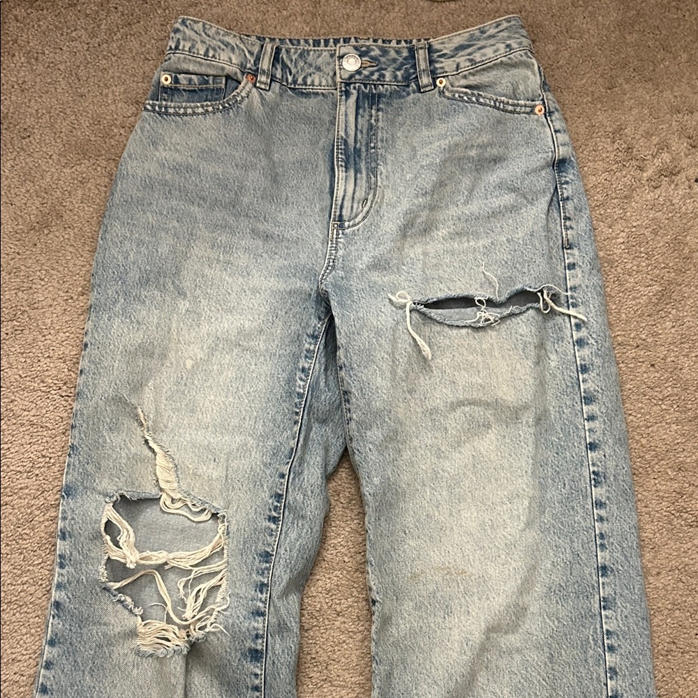 Garage wide leg jeans light wash - Picture 3 of 6